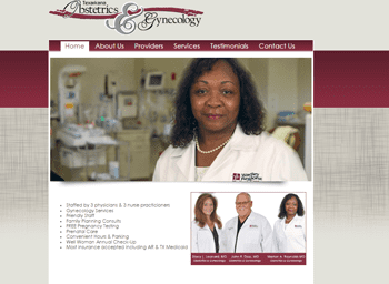 web design for Texarkana Obstetrics & Gynecology