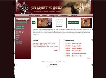 web design for BuyASortingHorse.Com