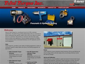 web design for Total Torque Inc.