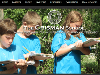 web design for Crisman School