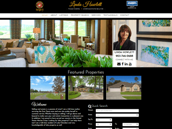 web design for Linda Howlett, REALTOR®