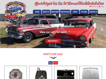 web design for Classic Chevy Connection