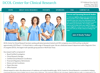 web design for DCOL Research