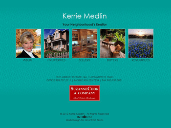 web design for Kerrie Medlin