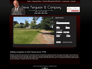 web design for Stephen Ferguson, Broker Associate