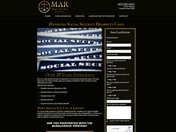 web design for Mary Ann Rea