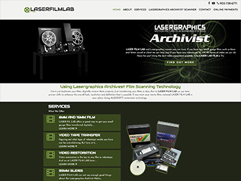 web design for Laserfilmlab.com